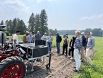 We demonstrated our two in-house designed precision weeding systyems on the MSU HTRC farm to the USDA S1090 multistate group.